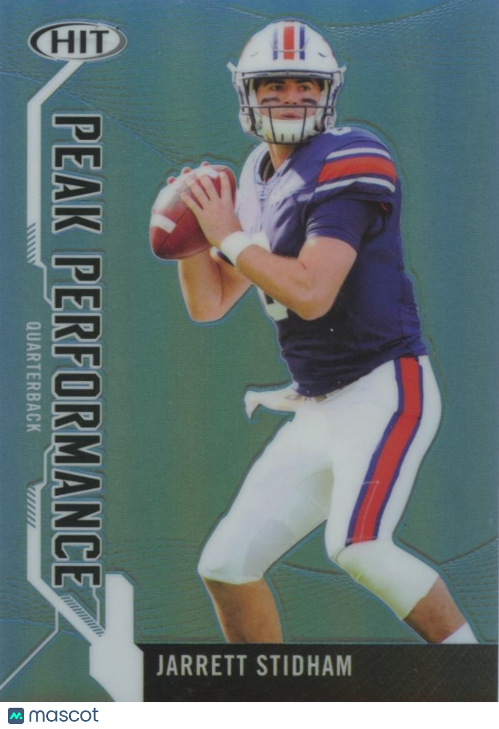 Jarrett Stidham 2019 SAGE HIT Platinum Rookie RC Auburn Patriots 2/10