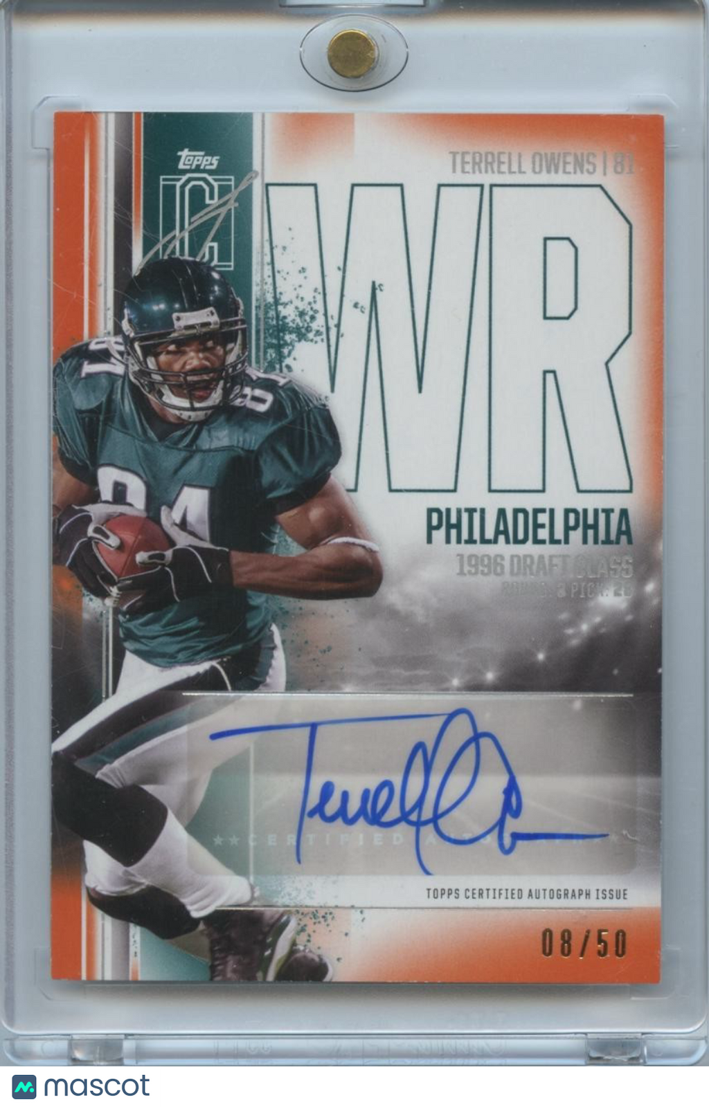 Terrell Owens 2024 Topps Signature Auto Autograph Philadelphia Eagles 8/50