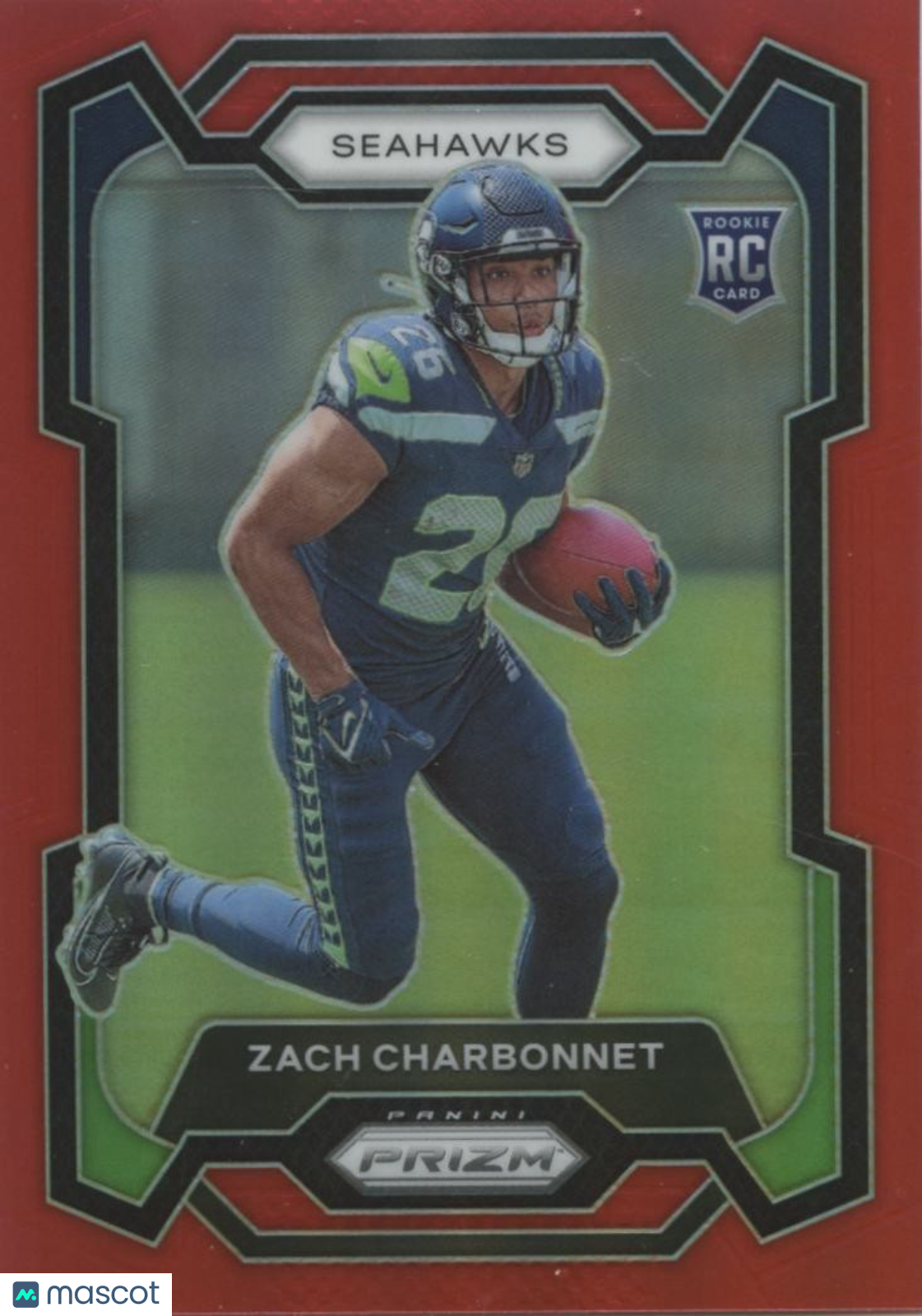 Zach Charbonnet 2023 Prizm Retail Red Prizm SSP Rookie RC Seahawks #392