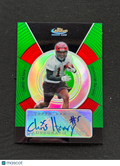 Chris Henry 2005 Topps Finest Auto Autograph RC Green Refractor Bengals 46/199