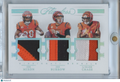 Joe Burrow / Ja'Marr Chase / Mixon 2021 Flawless Triple Patch RC Bengals 9/20