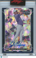 Collin Morikawa 2022 Leaf Vibrance Auto Autograph Black Ice GOLF