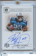 Eddie George 2024 National Treasures On Card Autograph Tennessee Titans 2/99