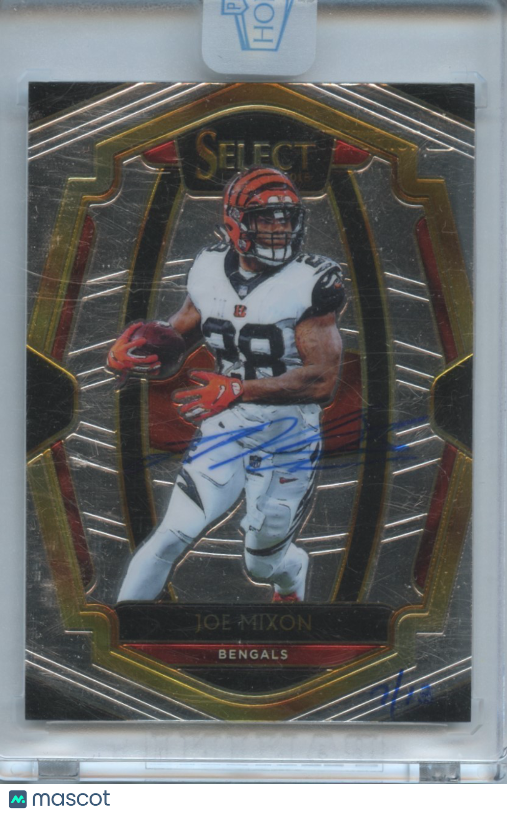 Joe Mixon 2018 Select Honors Auto Autograph SSP Cincinnati Bengals 7/13