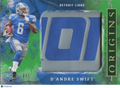 D'Andre Swift 2020 Origins Green Jersey Patch Rookie RC Detroit Lions 3/5