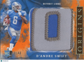 D'Andre Swift 2020 Origins Orange Jersey Patch Rookie RC Detroit Lions 29/49
