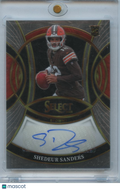 Shedeur Sanders 2025 Select Auto Autograph Rookie RC Cleveland Browns