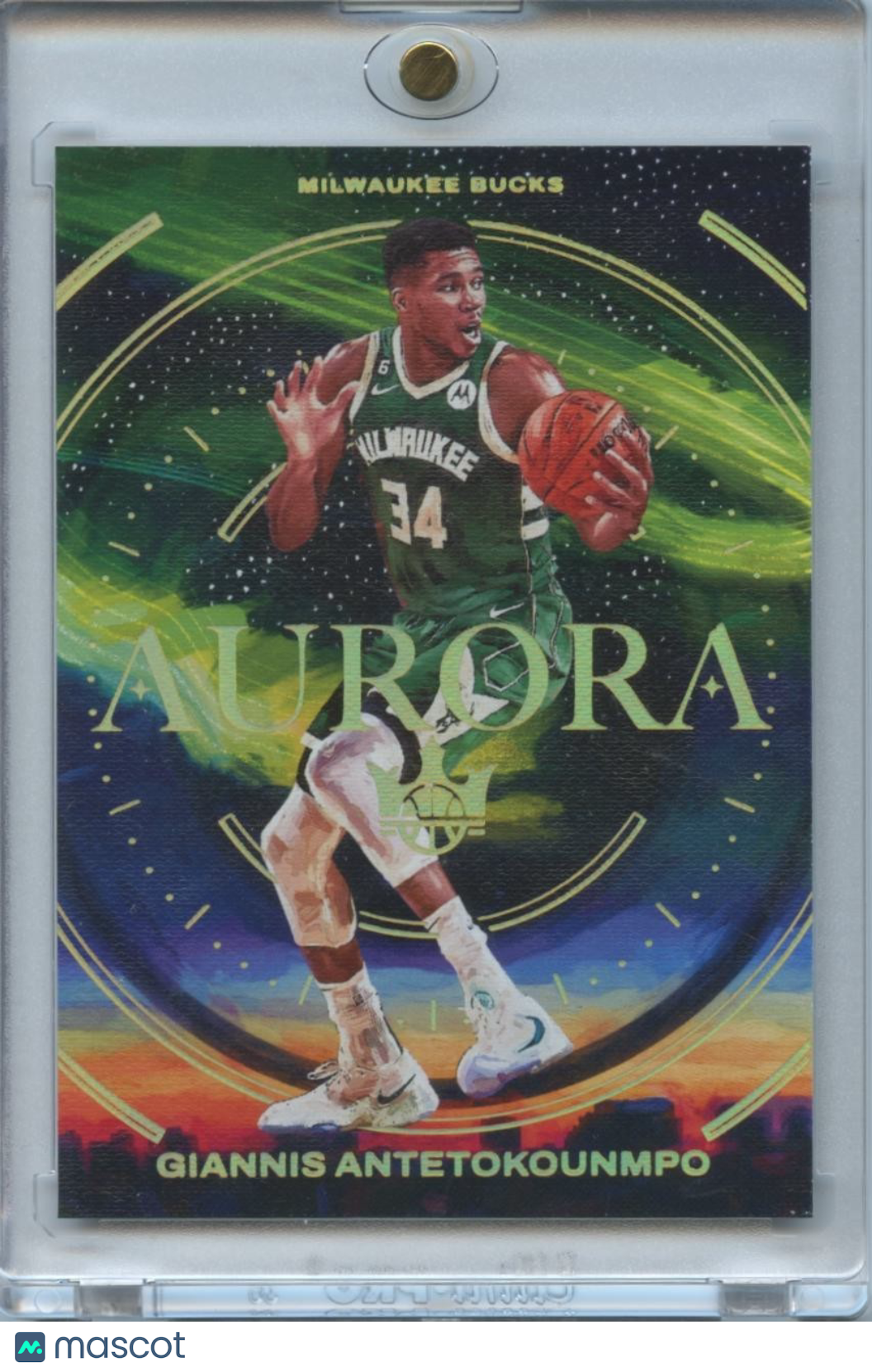 Giannis Antetokounmpo 2022-23 Court Kings Aurora SSP CASE HIT Milwaukee Bucks