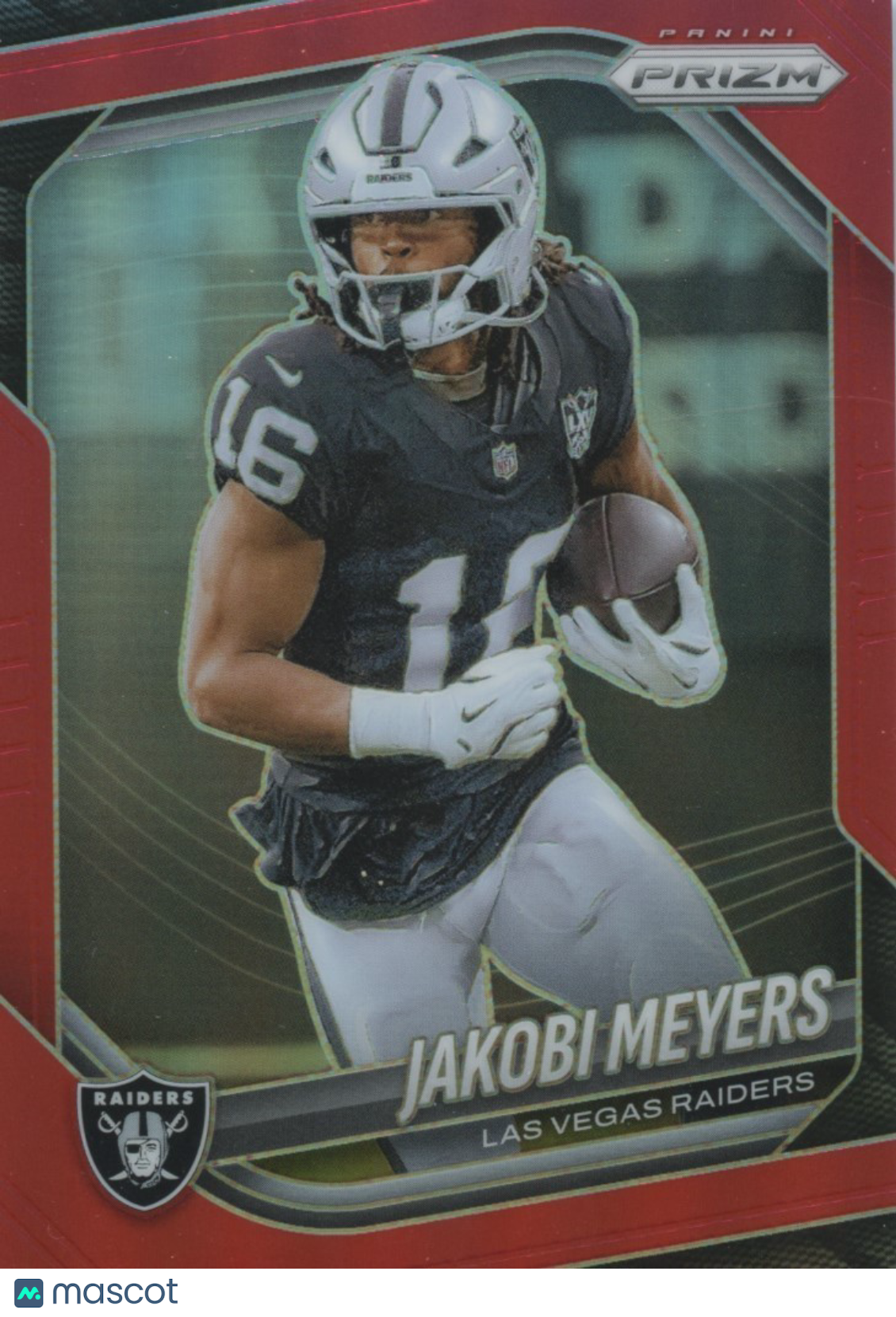 Jakobi Meyers 2025 Prizm Retail Red Prizm SSP SHORTPRINT Rookie RC Raiders