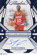 Sam Cassell 2023-24 Flawless Blue Auto Autograph Houston Rockets 6/8