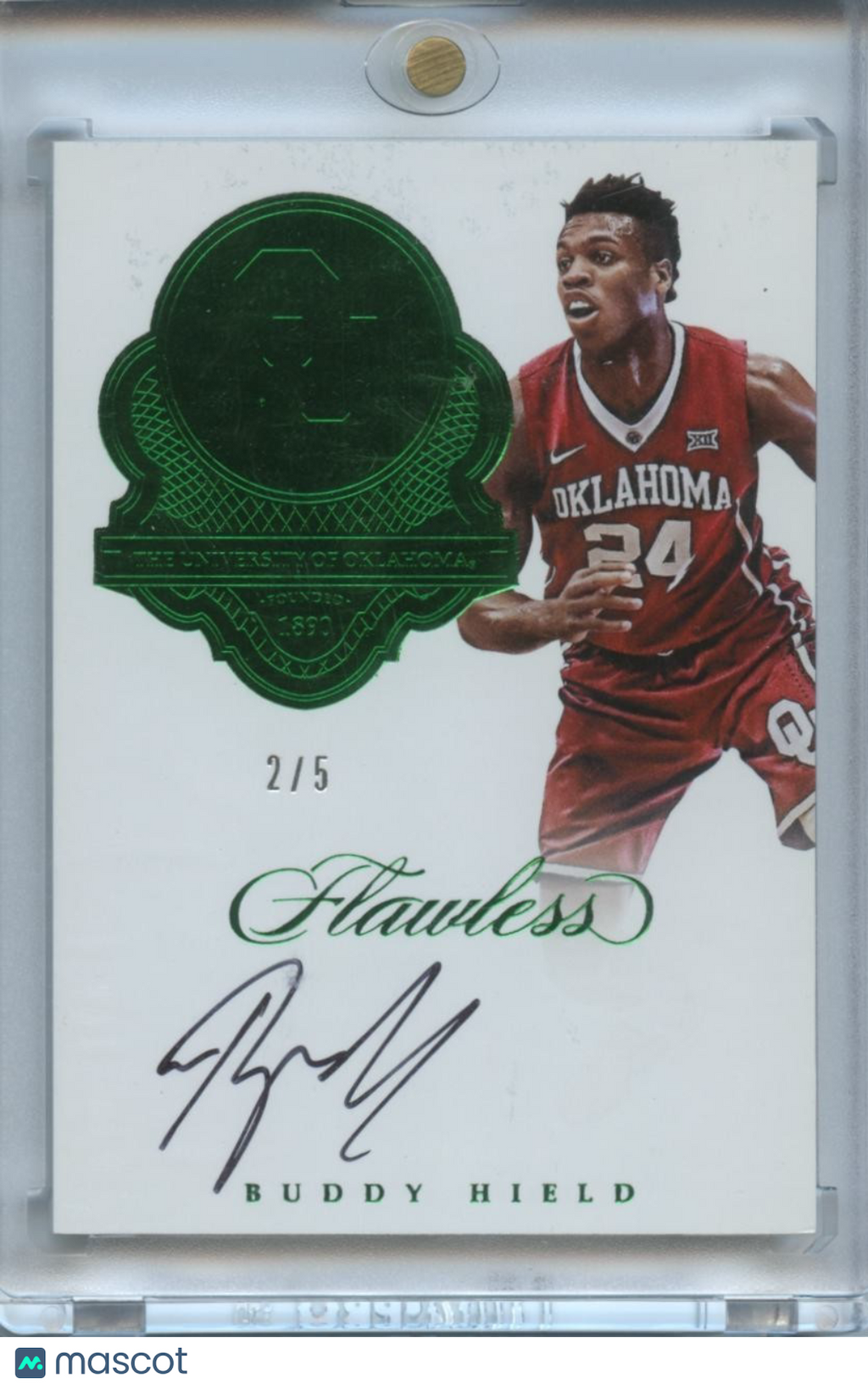 Buddy Hield 2017 Flawless Emerald Auto Autograph Oklahoma Sooners 2/5