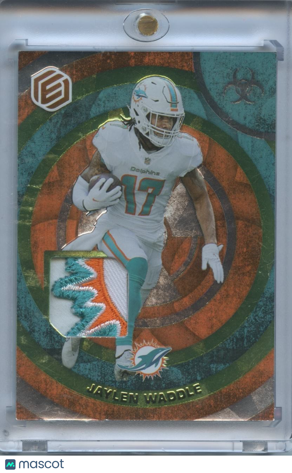 Jaylen Waddle 2022 Elements LOGO Patch Miami Dolphins 1/10