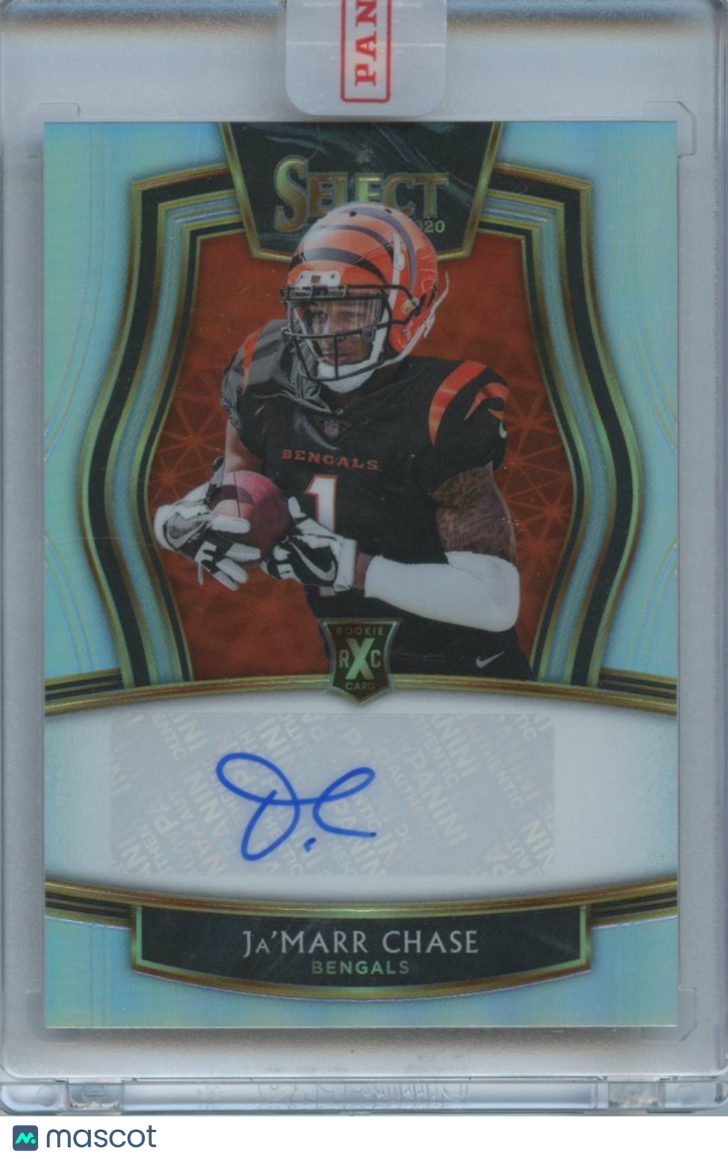 Ja'Marr Chase 2020 Select XRC Auto Autograph Rookie RC Cincinnati Bengals 43/99