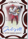 Jacory Croskey-Merritt 2025 Flawless Auto Autograph RC RED Commanders 14/15
