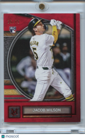 Jacob Wilson 2025 Museum Collection Red Rookie RC Athletics 25/75