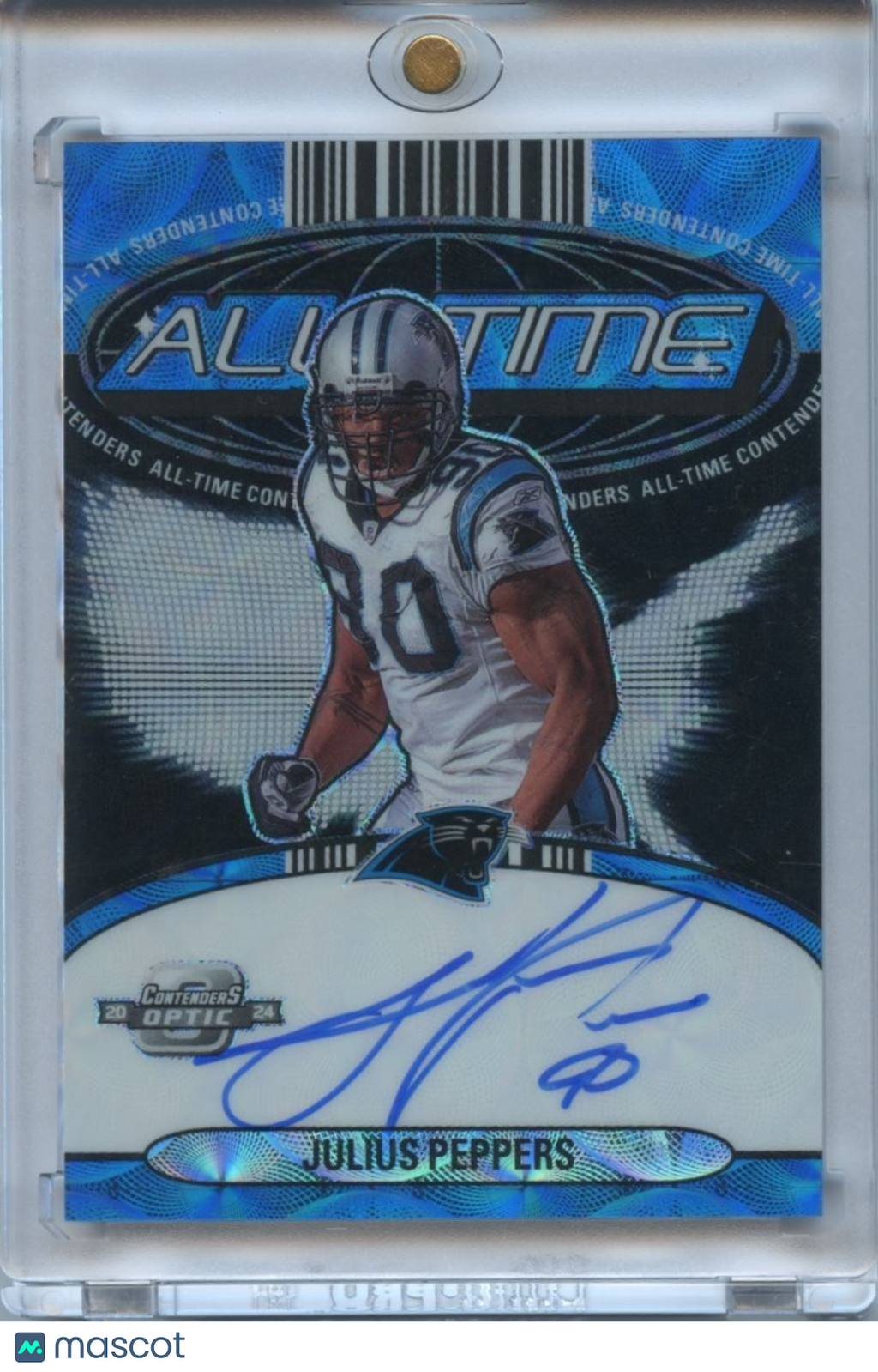 Julius Peppers 2024 Contenders Optic Auto Autograph Carolina Panthers 10/15