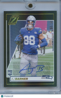 AJ Barner 2024 Zenith Auto Autograph Rookie RC Seattle Seahawks 81/99