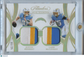 Justin Herbert / Ladd Mcconkey 2025 Flawless Dual Patch Los Angeles Chargers /25