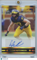 Aidan Hutchinson 2021 Leaf Auto Autograph GOLD 1/1 Rookie RC Michigan Lions