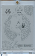 Dak Prescott 2021 Mosaic Stained Glass Printing Plate 1/1 Dallas Cowboys