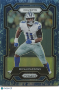 Micah Parsons 2023 Prizm Blue Camo Prizm SSP Dallas Cowboys 4/25