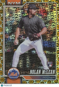 Nolan Mclean 2026 Topps Rookie GOLD Spring Training RC New York Mets 24/50 #214