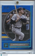Mickey Mantle 2025 Museum Collection Platinum Blue New York Yankees 16/25