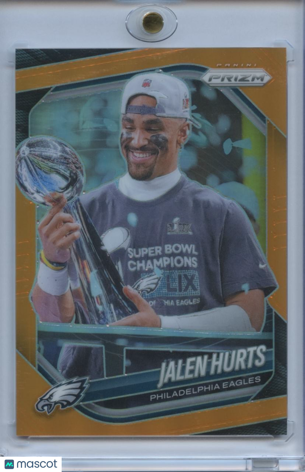 Jalen Hurts 2025 Prizm Orange Prizm Super Bowl Philadelphia Eagles 113/249