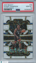 Ausar Thompson 2023-24 Select White Disco Prizm Rokie RC Pistons 29/75 PSA 10