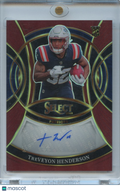 Treveyon Henderson 2025 Select Auto Autograph RC Rookie Patriots 37/75
