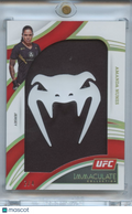 Amanda Nunes 2022 Immaculate LOGO Patch Relic UFC MMA 2/4