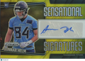 Gunnar Helm 2025 Prizm GOLD Auto Autograph RC Tennessee Titans Longhorns 8/10
