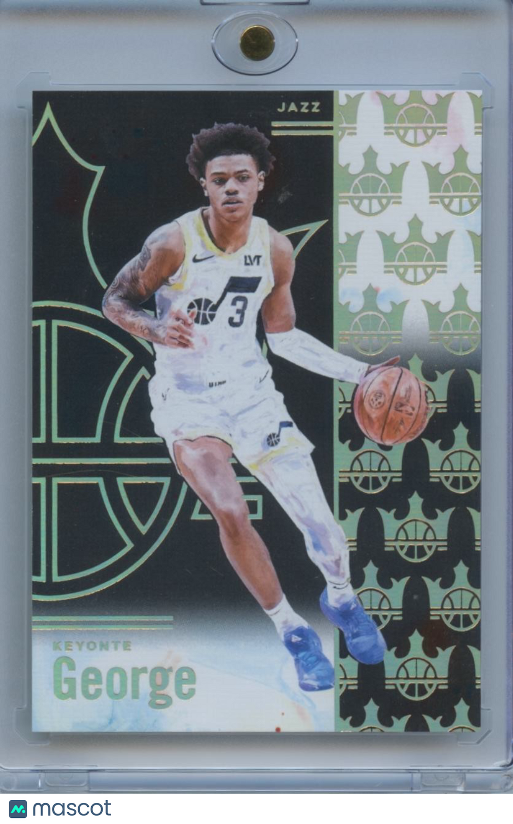 Keyonte George 2024-25 Court Kings Obsidian Black SSP Utah Jazz 1/8