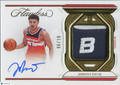 Johnny Davis 2022-23 Flawless Auto Autograph Game Worn LOGO Patch Wizards 6/10