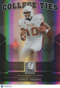 Vince Young 2006 Elite College Ties Black Rookie RC Texas Longhorns 239/250