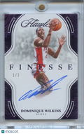 Dominique Wilkins 2024-25 Flawless Finessee Auto Autograph SSP Atlanta Hawks 1/3
