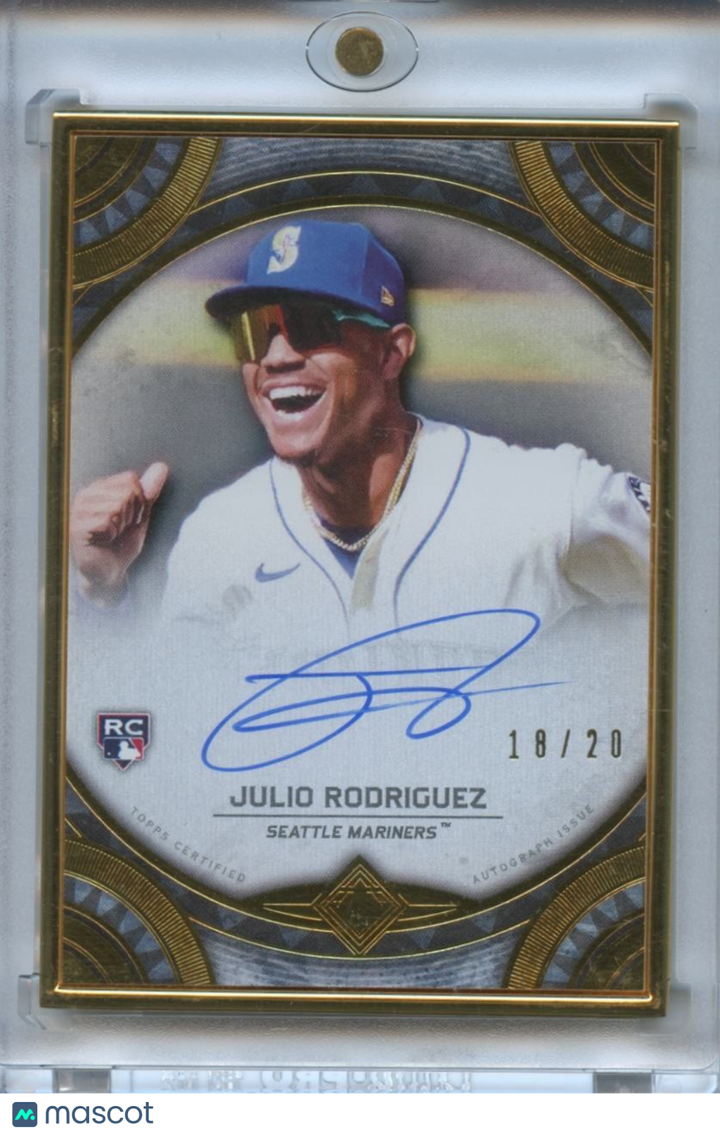 Julio Rodriguez 2022 Topps Transcendent Auto Autograph Rookie Mariners 18/20