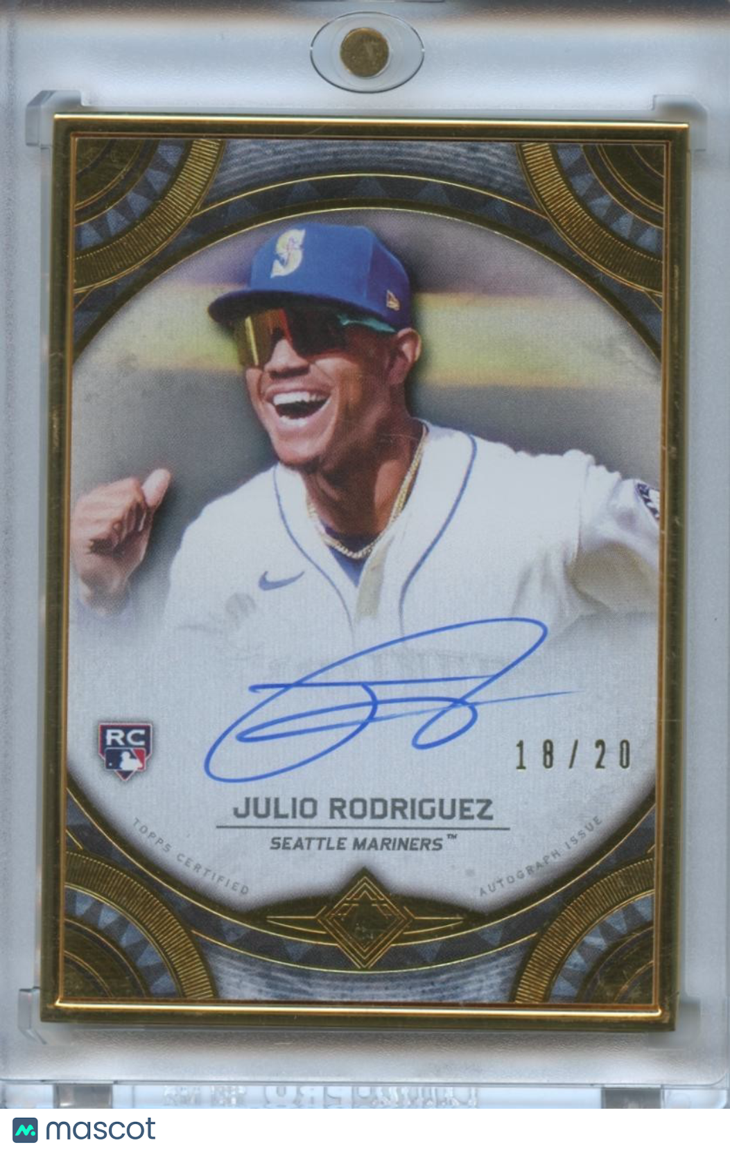 Julio Rodriguez 2022 Topps Transcendent Auto Autograph Rookie Mariners 18/20