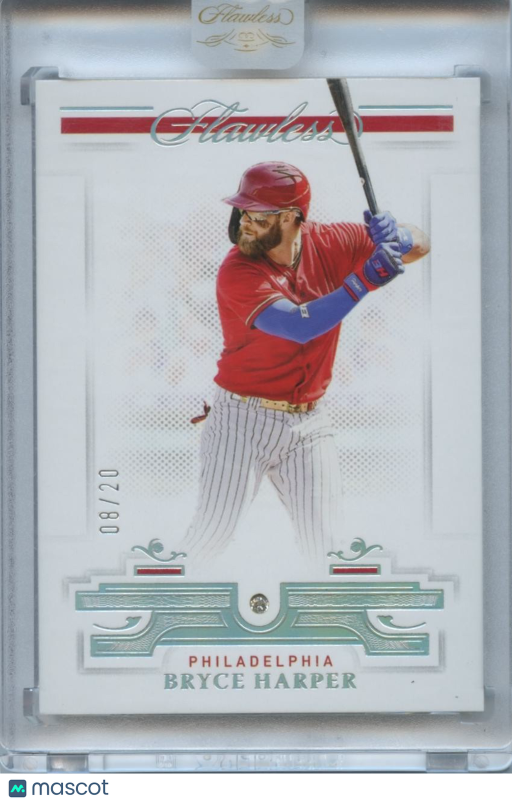 Bryce Harper 2021 Flawless Diamond Gem Philadelphia Phillies 8/20