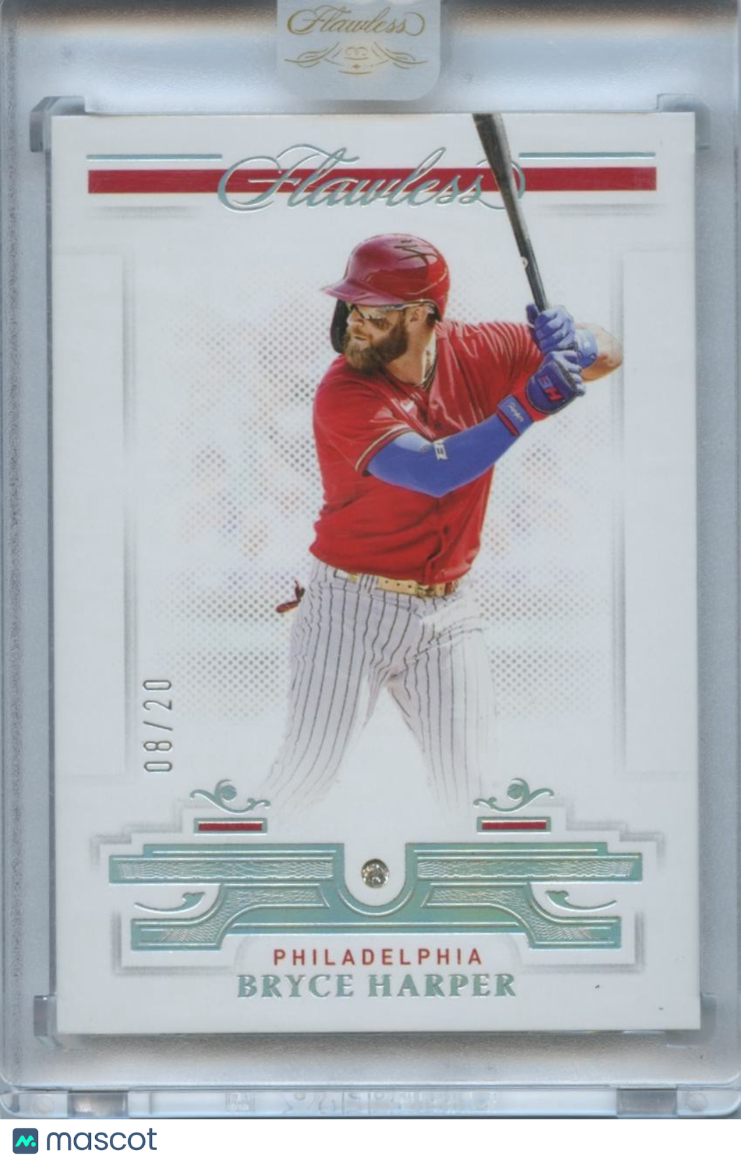 Bryce Harper 2021 Flawless Diamond Gem Philadelphia Phillies 8/20