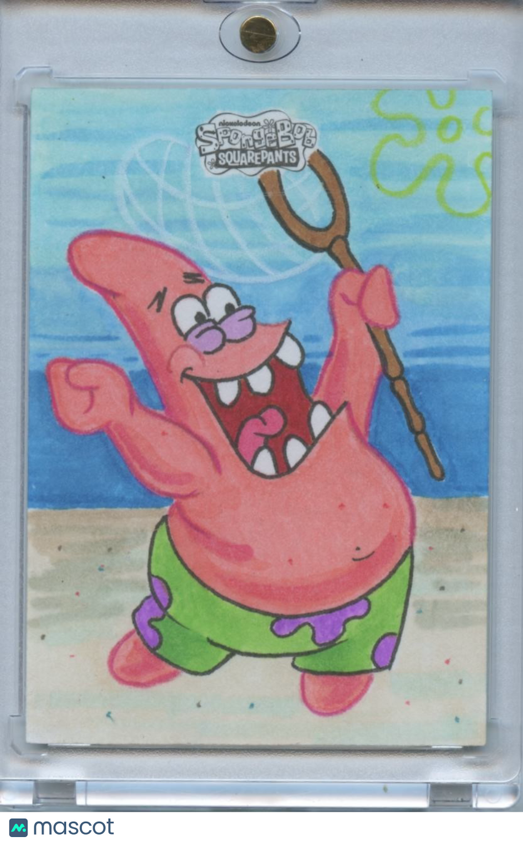 Patrick Star 2025 Topps Spongebob 1/1 Sketch Auto Autograph Card