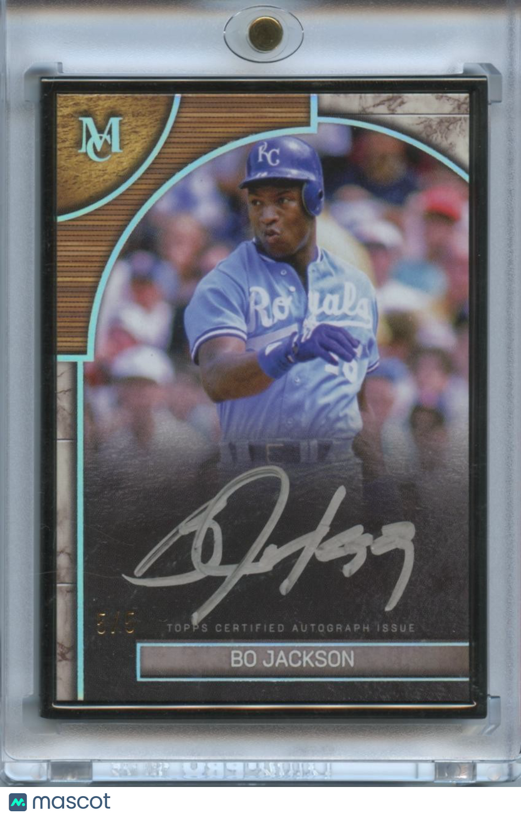 Bo Jackson 2025 Museum Collection Framed Auto Autograph Kansas City Royals 5/5