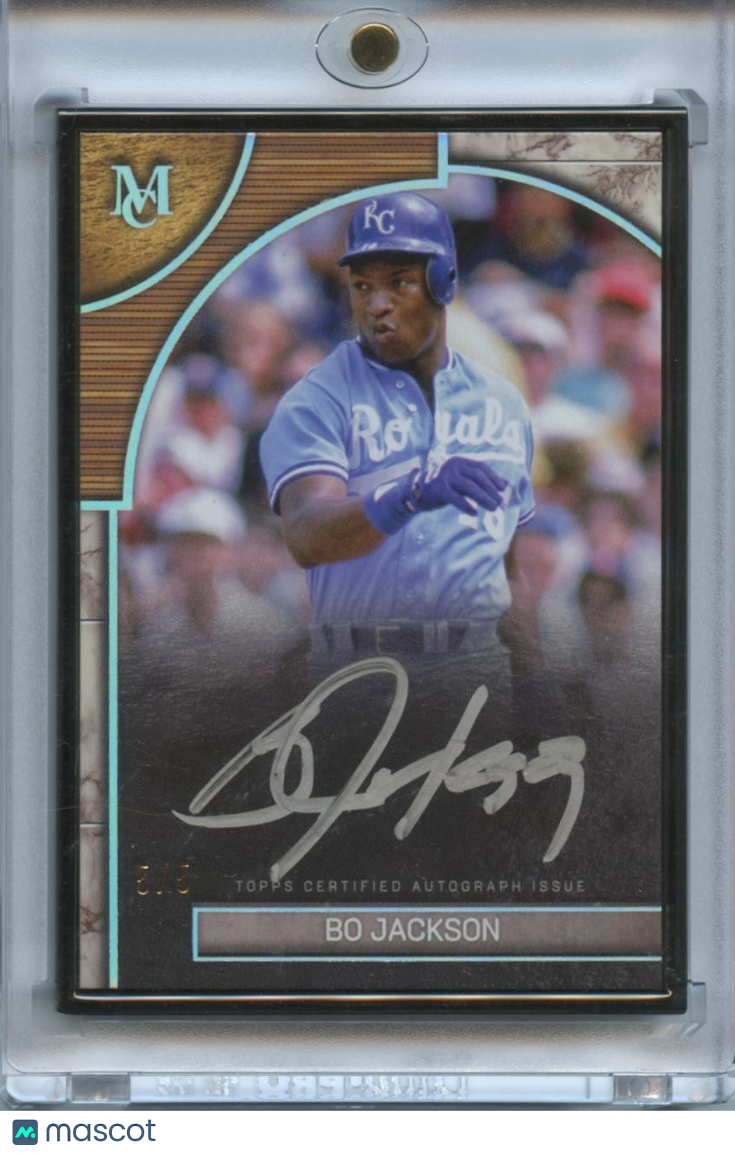 Bo Jackson 2025 Museum Collection Framed Auto Autograph Kansas City Royals 5/5