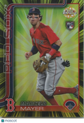 Marcelo Mayer 2025 Topps Chrome Radiating Rookies RC Boston Red Sox