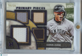 Aaron Judge 2025 Museum Collection Game Worn Jersey Patch Bat NY Yankees 18/20