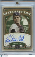 Carlton Fisk 2025 Museum Collection On Card Auto Autograph Boston Red Sox 90/149