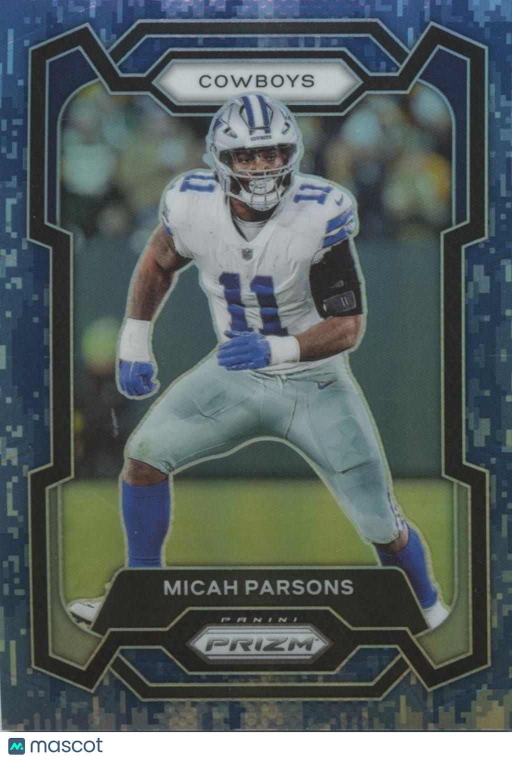 Micah Parsons 2023 Prizm Blue Camo Prizm SSP Dallas Cowboys 16/25