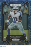Micah Parsons 2023 Prizm Blue Camo Prizm SSP Dallas Cowboys 16/25