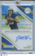 Justin Herbert 2021 Immaculate on card Auto Autograph Los Angeles Chargers 1/35