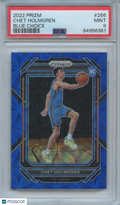Chet Holmgren 2022-23 Prizm Blue Scope Rookie RC OKC Thunder 12/49 PSA 9